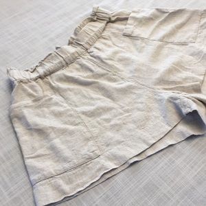 H&M linen blend shorts